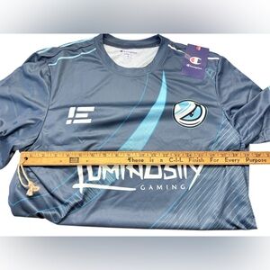 Champion Blue and Light Blue Luminosity Gaming Jersey mediu-me